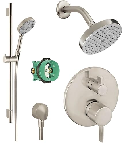 hansgrohe Vernis Shape Shower System 230 1 Spray Water-Saving with